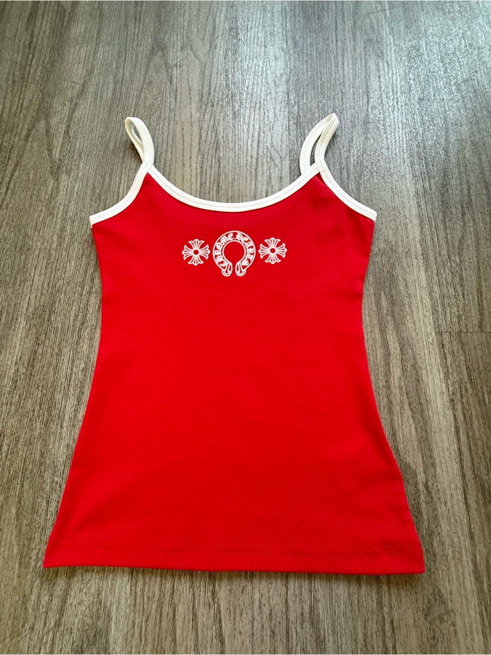 Women’s Streetwear Red & White Tank Top.